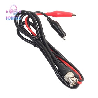 🔧BNC Male Double Dot Crocodile Oscilloscope Lead Test Probes Cable 1M