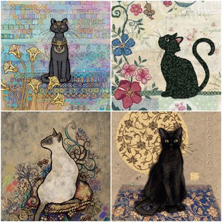 [preorder รบกวนถามstockก่อนสั่งซื้อค่า] Heye Cats jigsaw puzzle จิ๊กซอว์นำเข้า 1000 ชิ้น