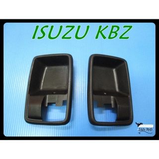 ISUZU KBZ DOOR HANDLE PULLING SOCKET LH&amp;RH SET PAIR "BLACK"   // เบ้ารอง สีดำ ข้างซ้าย ข้างขวา สินค้าคุณภาพดี