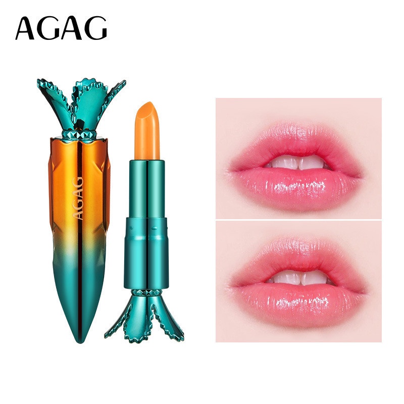AGAG Original Lip Gloss Color Changing Moisturizer Nutritious eyeshado Makeup Lipstick Set Beauty Creations for Girls