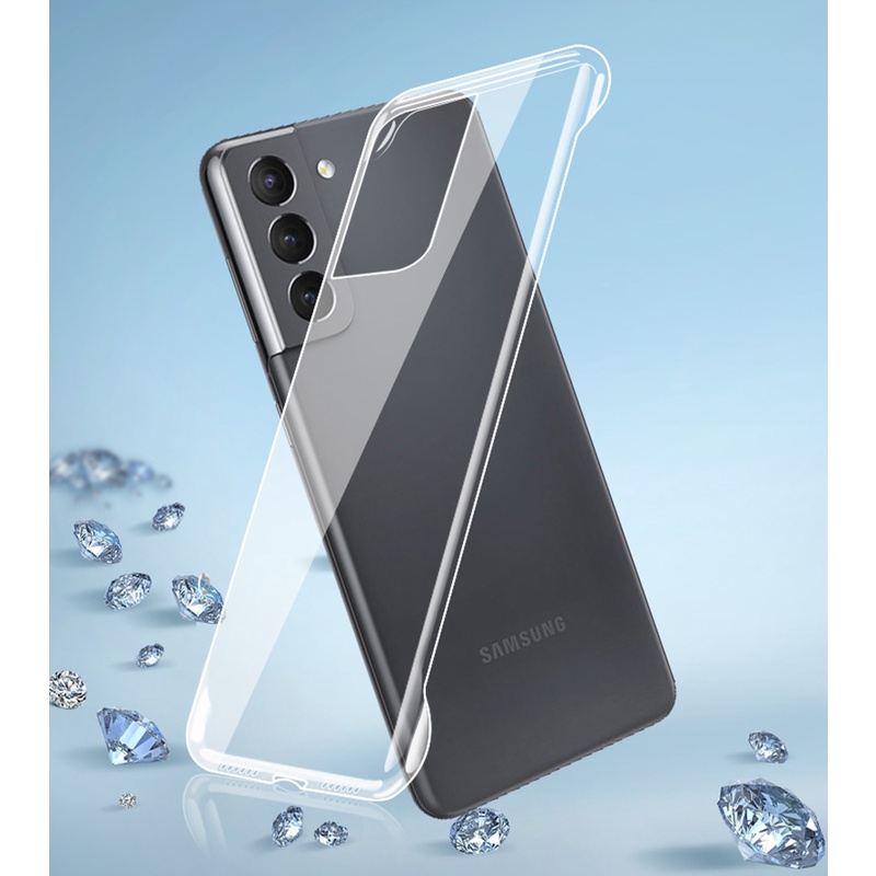 SAMSUNG Ultra Thin Frameless Clear PC Hardเคสโทรศัพท์สําหรับSamsung Galaxy S25 S24 S23 Ultra S22 S21 S20 FE S10 S9 Plusหมายเหตุ20 Ultra 10 Plus Slim Cover T01 ราคา ถูกที่สุด ดีลบีเคเค แกลเลอรีภาพที่ 3
