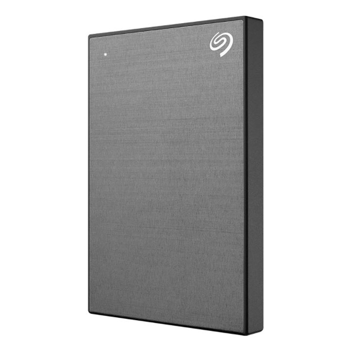 2 TB PORTABLE HDD (ฮาร์ดดิสก์พกพา) SEAGATE ONE TOUCH WITH PASSWORD (SPACE GREY) (STKY2000404)