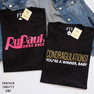 เสื้อแข่งรถลากของ RUPAUL เสื้อยืดเชิ้ต Unisex ผู้หญิงผู้ชาย */9