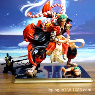 [ส่งฟรี] Model โจรสลัด GK Kabuki Sauron Wano Country Kimo หุ่นเทียน เซารอน วัสดุ PVC สูง 24 ซม.