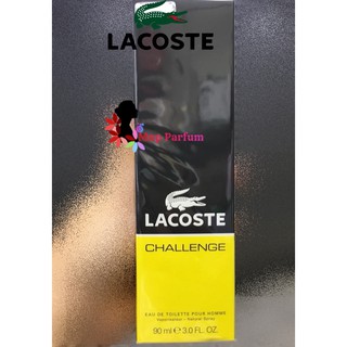 Lacoste Challenge Edt For Men 90 ml. ( กล่องซีล )