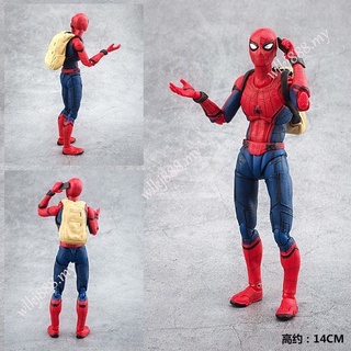 Shf โมเดลตุ๊กตาฟิกเกอร์ Spider Man: Homecoming ขยับได้ ของเล่นสําหรับเด็ก