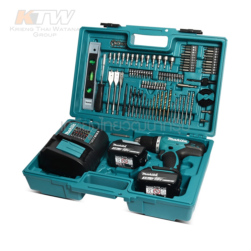 สว่านไขควงแบตเตอรี่ 18 โวลต์ DDF453FX13 MAKITA