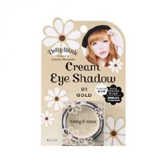 ✅ Koji Dolly Wink Cream Eye Shadow #1 Gold เบสทาตาก่อนลงอายแชโดว์สี ช่วยให้เปลือกตา ใต้ตาดูสว่างสดใส