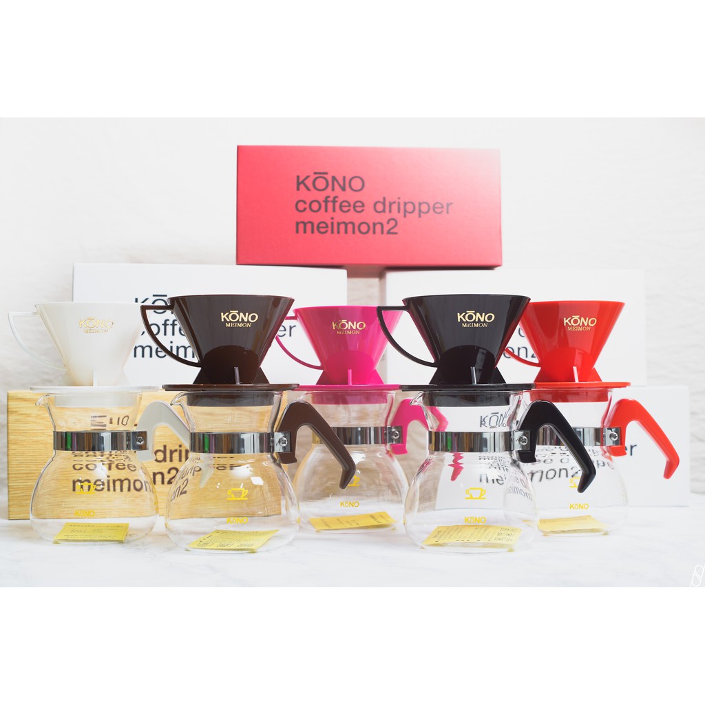 KONO Meimon Dripper Box Set ขนาด 12 Cup Made in Japan browndrop