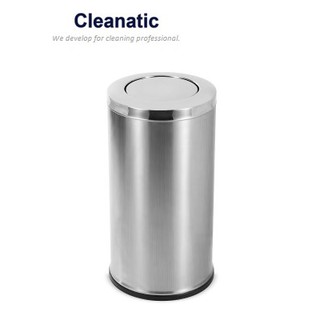 Cleanatic  C-6023	ถังขยะทรงกลม แบบฝาสวิง ขนาด 80 ลิตร