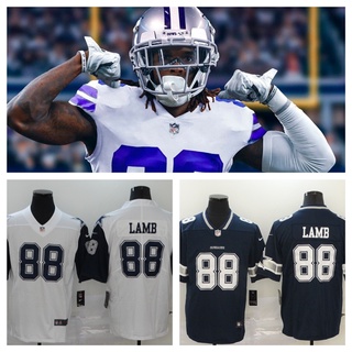 เสื้อยืดแขนสั้นลําลอง ลายทีม NFL Dallas Cowboys CeeDee Lamb Jersey สไตล์สปอร์ต