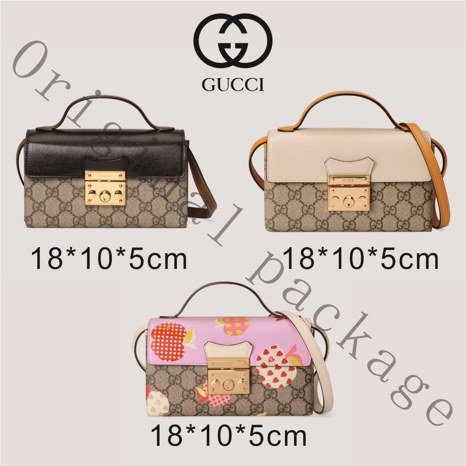 Brand new genuine Gucci Padlock series mini handbag Shopee Thailand