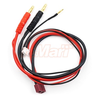 Yeah Racing WPT-0125 30cm 2S Li-Po T-Plug Battery Charging Cable