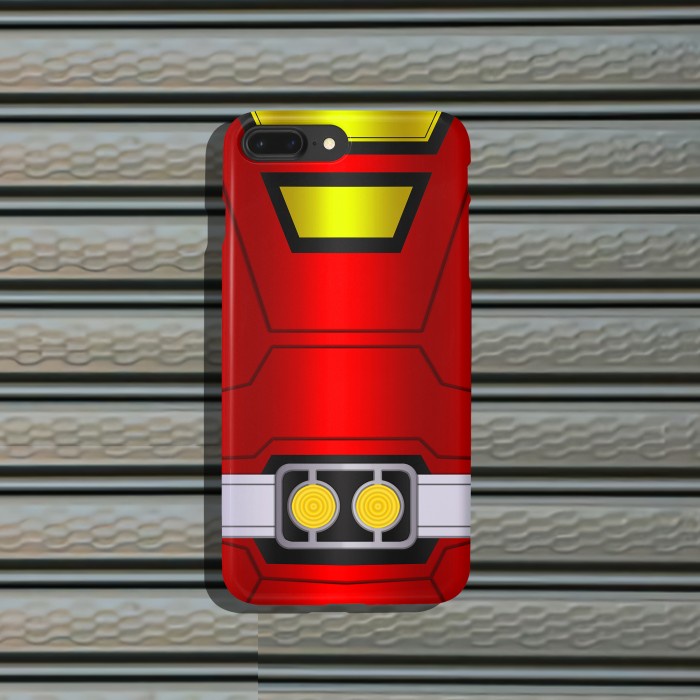 Red Racer Gekisou Sentai Carranger Super Sentai Tokusatsu Case All Types ของ HP