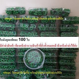 ใบมังคุดริบบิ้นเหรียญโปรยทาน พร้อมส่งไม่ต้องรอผลิต