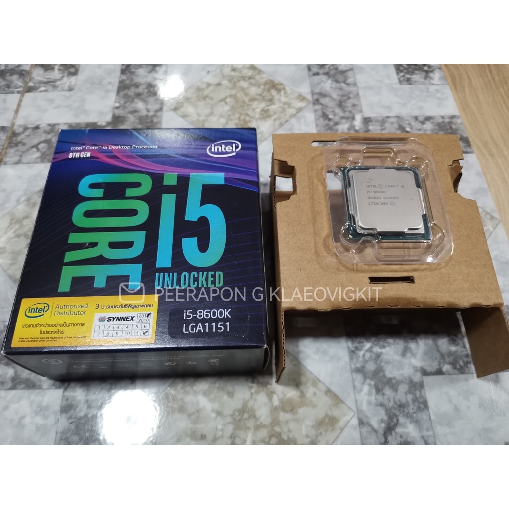 CPU Intel i5 8600K Gen8 | Shopee Thailand