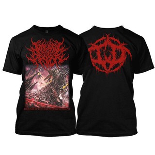 เสื้อยืด พิมพ์ลาย Doomed To Disembowelment DEVOUR ภายในสามารถปรับแต่งได้