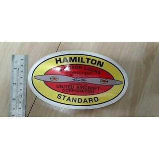 สติกเกอร์ HAMILTON STANDARD WINDSOR LOCKS UNITED AIRCRAFT