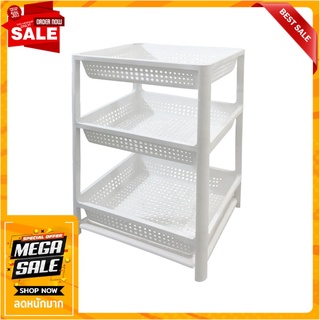 ชั้นวางของในครัว3ชั้น+ถาด KECH ชั้นวางของในครัว KITCHEN RACK 3 TIER+TRAY KECH