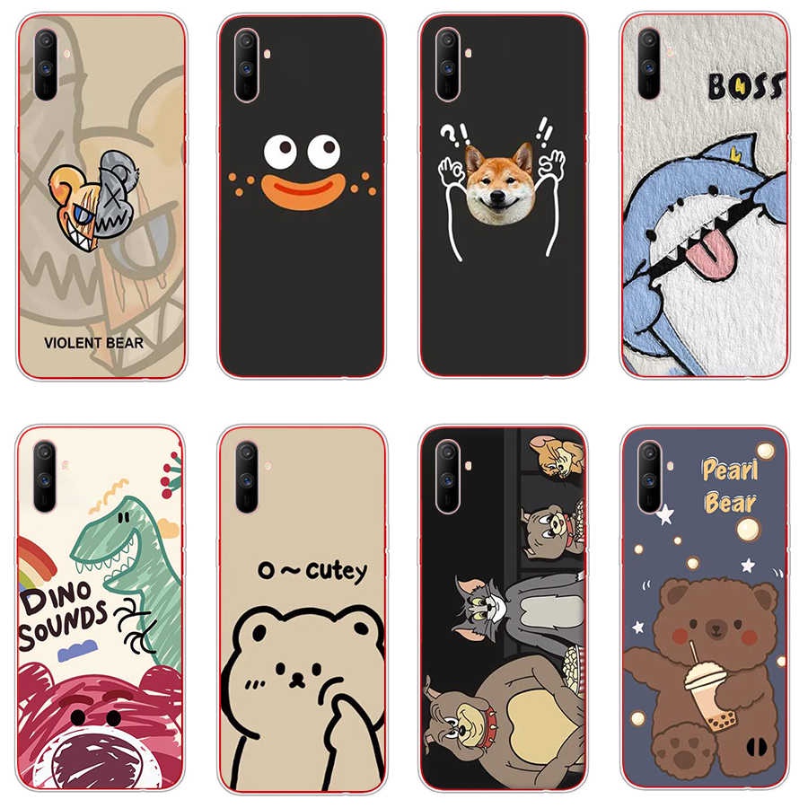 Oppo realme c1 c2 c3 เคส TPU นิ่ม ซิลิโคน ป้องกัน เคสโทรศัพท์