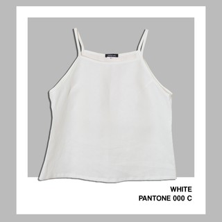 Cami Top in Off White เสื้อสายเดี่ยวสีขาว