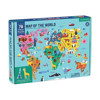 Mudpuppy – Map of the World Geography Puzzle