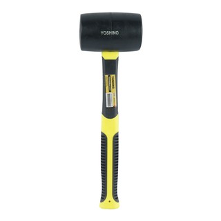 ค้อนยางด้ามไฟเบอร์ 65 มม. fiber-handle-rubber-hammer