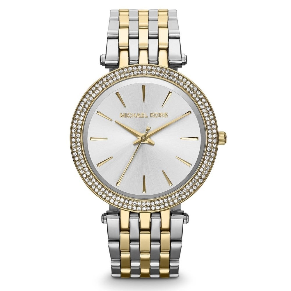 Michael Kors MK3215 Darci Gold Dial Ladies Watch นาฬิกาแบรนด์เนมแท้100% นาฬิกาผู้หญิง ไมเคิลคอรส์ MK-056