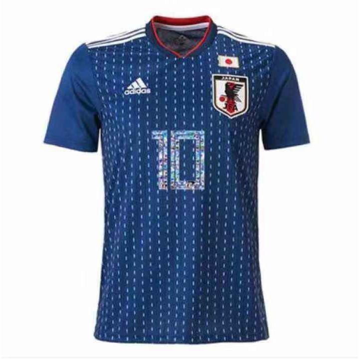 2018 World Cup Japan Football Jersey Captain เสื้อฟุตบอลญี่ปุ่น キャプテン翼 #10