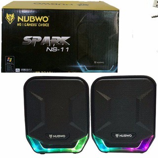 NUBWO ลำโพงคอม แจ็คUSB Nubwo รุ่น NS-11 Spark ของแท้ประกัน1ปี