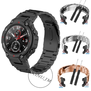 สายนาฬิกาข้อมือ สเตนเลส สําหรับ huami amazfit T Rex pro amazfit T-Rex 2