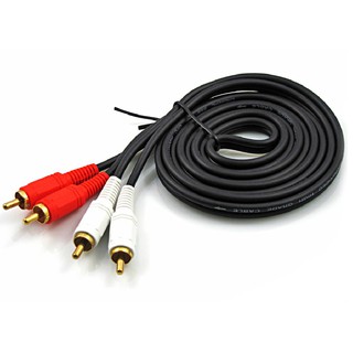 2-RCA Male to 2-RCA Male Connection Cable - Black White Red (300cm)