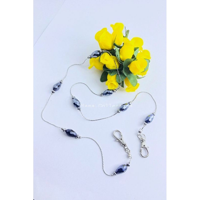 สร้อยคอหน้ากากเกาหลี - Snake Drop Chain Ab-Strap