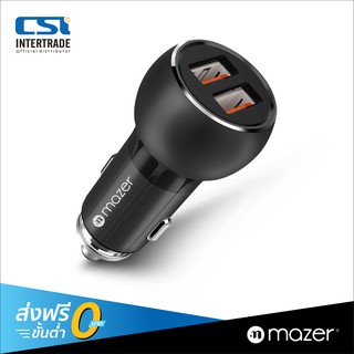 Mazer หัวชาร์จในรถยนต์ แบบชาร์จเร็ว Power.Drive 36W DUAL QC3.0 Car Charger รองรับ Smart Phone iPad M-EGDRIVE250