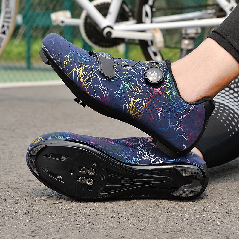 Cod Pria Wanita Road Riding Sepatu Balap Luar Ruangan Bernapas ...