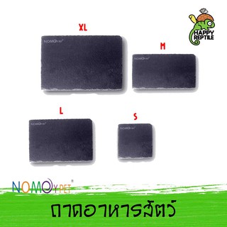 Nomoy Pet จานอาหารหิน สำหรับเต่าบก แบบเรียบ ไม่มีขอบ มี 4 ขนาด