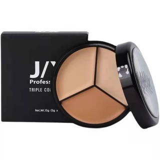 J/x PROFESSIONAL คอนซีลเลอร์สิ่งประดิษฐ์ J/X สามสี รอยสิว จุดด่างดํา สิว รอยคล้ํา ใบหน้า