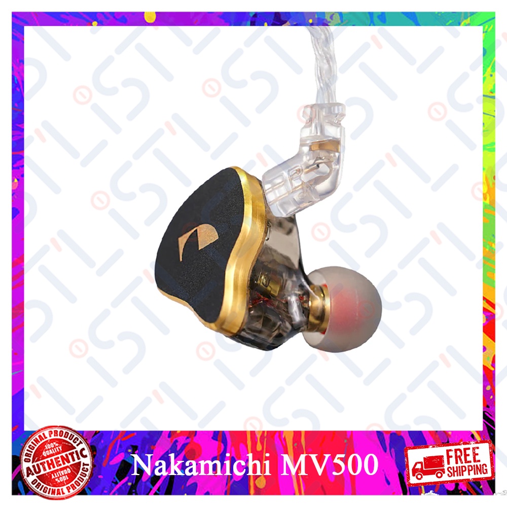Nakamichi MV500 Dynamic 4 Balanced Armature Driver In-Ear Earphones