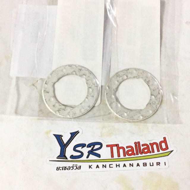 แผ่นชิมแท้ขนาดรูในโต22มิลหนา1มิลความโตนอก37มิลใช้สำหรับก้านDT125-DASH-BEAT-RXZ/90209-22248