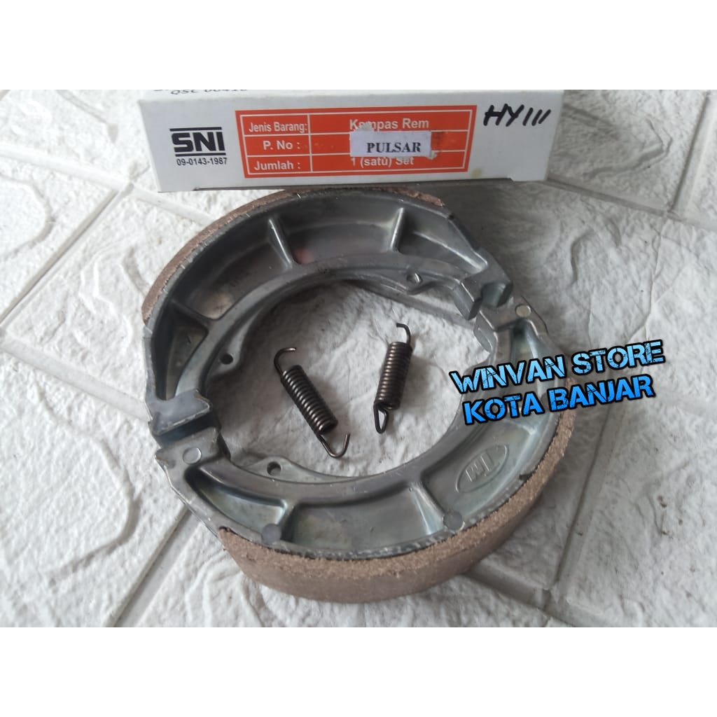 ผ้าเบรคหลัง pirodo Pulsar 135 180UG3 180UG4 200 กลอง