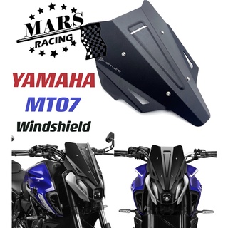 อุปกรณ์เสริมรถจักรยานยนต์กระจกกีฬากระจกบังลม Visor Viser เหมาะสำหรับ YAMAHA MT07 FZ07 21-22 yamaha mt-07 fz-07 2021 2022