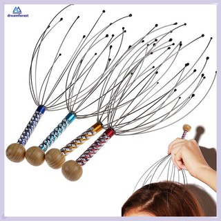 เครื่องมืออุปกรณ์นวดหัวคอหนังศีรษะผ่อนคลายความเครียด