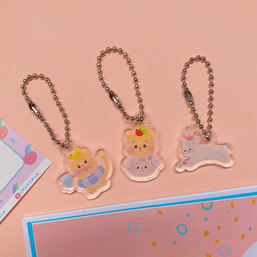 Vavavala - Keychain ( Splash Pat my cheeks ) พวงกุญแจ