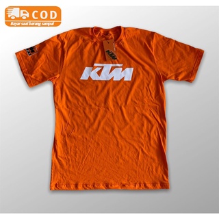 Ktm RACING เสื้อยืดพรีเมี่ยม คุณภาพดี (SUPERMOTO / ENDURO / Mocross)S-5XL