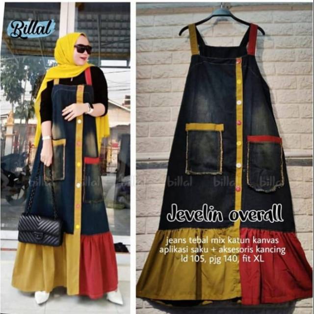 Katun Jevelin OVERALL / RAMY COTTON MIX JEANS OVERALL