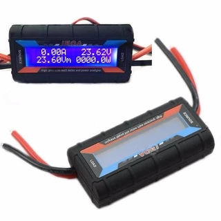 สร้างเครื่องวิเคราะห์พลังงานกระแสไฟฟ้า 150A RC เครื่องวิเคราะห์พลังงานความแม่นยําสูงและวัตต์มิเตอร์ W/ Backlight LCD