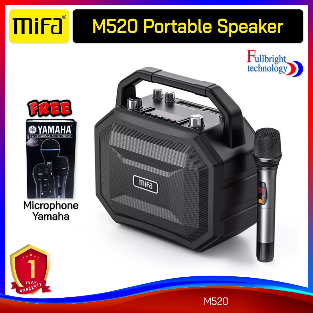 Mifa M520 Multi-function Karaoke Bluetooth Speaker ลำโพงตั้งพื้น / ตู้ร้องคาราโอเกะ / ตู้ช่วยสอน รับประกันศูนย์ไทย 1 ปี