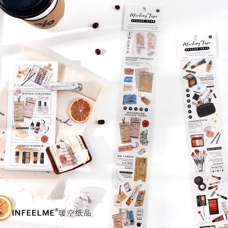 ชีวิตประจําวัน Wish List Washi Masking Tape เทปหัตถกรรมเทปกาวสําหรับ Planner Diy Journal ตกแต่งของขวัญห่อสมุดภาพ