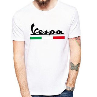 vespa 2018 เสื้อยืดลายธงชาติอเมริกาสําหรับผู้ชาย