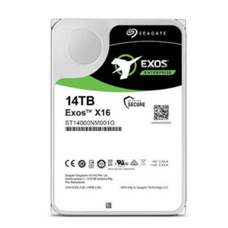 ST14000NM001G  SEAGATE EXOS X16 HDD 512E/4KN SATA 3.5 HDD 14TB 7200RPM 256MB 5YEAR